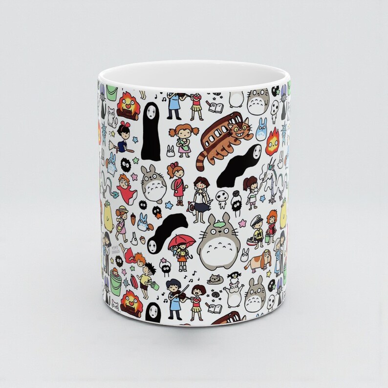 Studio Ghibli Inspired Mug: Anime Coffee Cup, Kawaii Tea Mug image 16