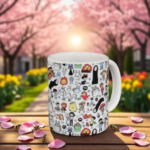 Studio Ghibli Mug: Anime Coffee Cup, Kawaii Tea Mug