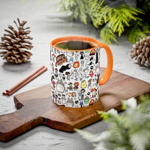 Inspired by Studio Ghibli Spirited Away Totoro Forest Spirit Ceramic Mug 11oz, 10 color image 11