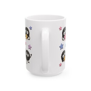 Soot Sprites Paper Art Mug, Spirited Away Inspired Ceramic Cup, Studio Ghibli Gift image 18