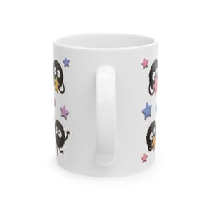 Soot Sprites Paper Art Mug, Spirited Away Inspired Ceramic Cup, Studio Ghibli Gift image 14