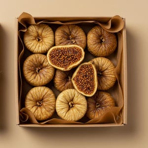 Sun Dried Turkish Figs: Jumbo Size, Natural Vegan Snack (400g/14.11oz/0.88lb)