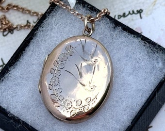 アンティークビクトリア朝様式の9カラットゴールドシェーカーロケット