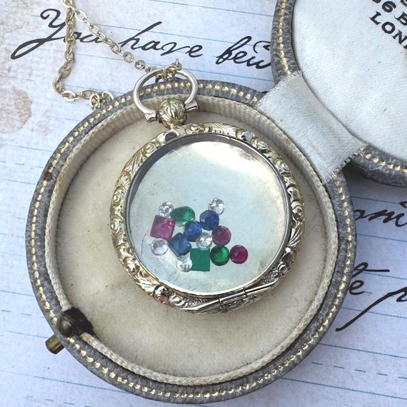 アンティークビクトリア朝様式の9カラットゴールドシェーカーロケット