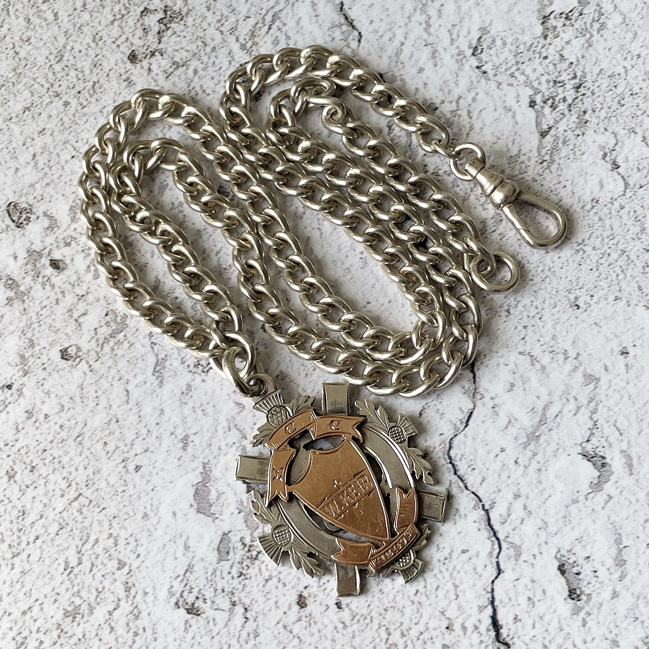 Gold albert chain sale