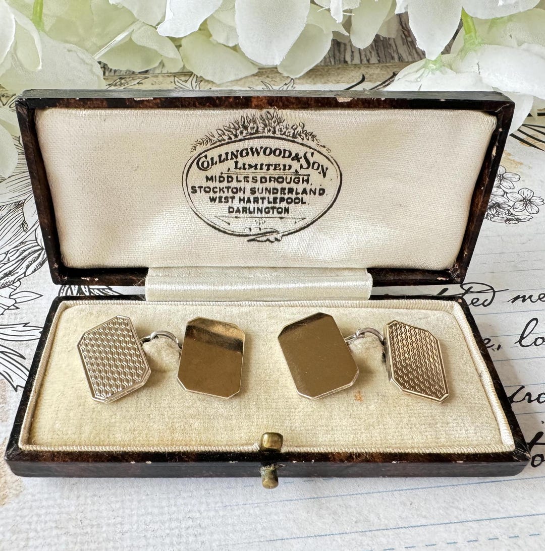 Antique Gold Cuff Links main image 1
