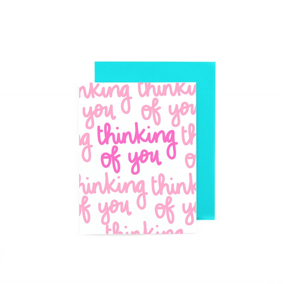 Thinking of You Greeting Card - Encouragement Card - Get Well Soon Card ...