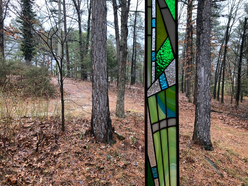 suncatcher gift for her Abstract Art glass Stained glass window stained glass panel glass panel suncatcher art glass