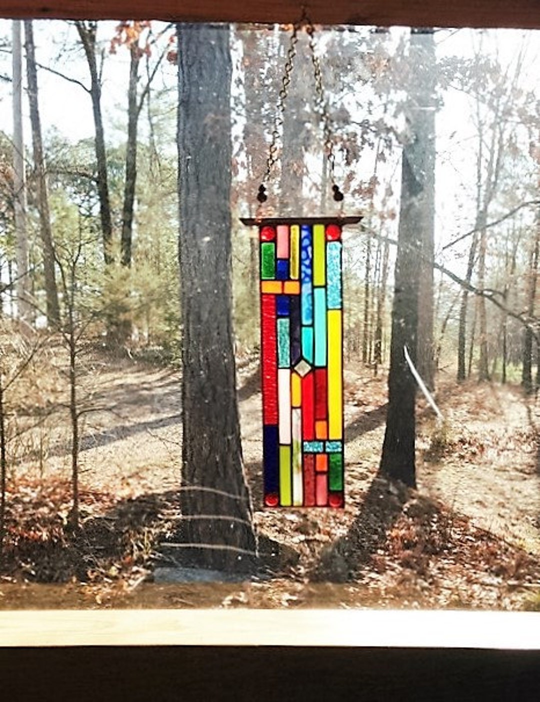 Stained Glass Window Glass Panel Suncatcher Stained Glass Panel