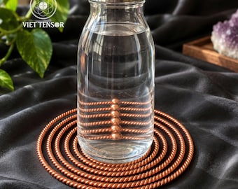 6-Frequency Tensor Ring Set | 6 Copper Rings with 144, 177, 188, 333, 432 & 528 MHz