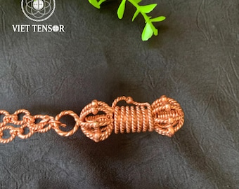 Tensor Vajra Pendant – Handmade Sacred Frequency Jewelry by Viettensor