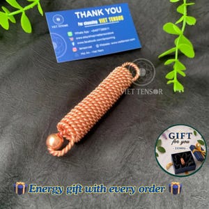 Copper Acu-Vac Coil – Slim Spurling Tensor Energy Extractor (144/177/188 MHz)