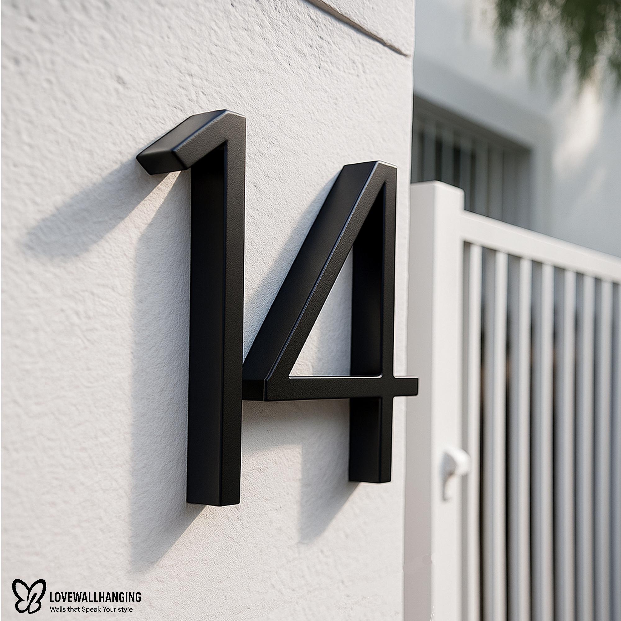 Clean Modern House Numbers Metal House Number Hotel Room Number Mailbox Number House Number Sign Door Sign Housewarming Gift