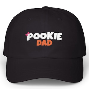 Embroidered Dad Hat, Gift for Father, Fathers Day Gift, Classic Cap, Pookie Dad, Men&#39;s Accessories, Baseball Cap, Dad Gifts, Hat for Him,