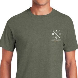 Dad&#39;s Edition: T-shirt with the child&#39;s name and year of birth. Dad gift. Dad gift idea. Personalized father shirt. Father&#39;s Day gift