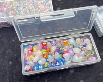 Personalized Name Bracelet DIY Kit with Alphabet Letter Beads | Colorful Jewelry Making Craft Box for Kids & Adults | Friendship Gift