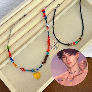 Love and Deepspace Rafayel You and Midsummer Inspired Bead Dual Necklaces, Rafayel Midsummer Inspired Necklace