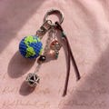 Project Hail Mary Rocky Inspired Keychain Charm, Phone Charm with Earth Crochet, Japanese Glass Tube and Planet Pendant, Gift for Movie Fans product logo