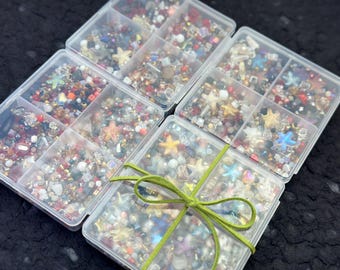 Golden Sea Star Bead Bracelet DIY Kit, Y2K 90s Kawaii Mixed Beads, Colorful Jewelry Making Craft Box for Kids & Adults | Friendship Gift