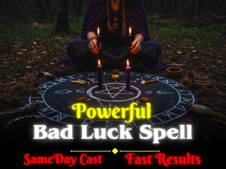 BADLUCK CURSE SPELL | Extreme Misfortune | Relentless Hex | Downfall Spell | Ruin Enemy | Endless Obstacles