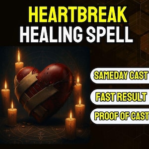 Heartbreak Healing Spell | Mend Heart | Restore Love | Emotional Peace | Healing Ritual