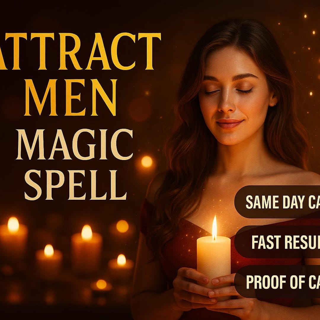 Attract Men Magic Spell | Symbolic Love Energy, Confidence & Charm ...