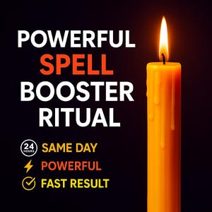 Powerful Spell Booster Ritual - Amplify Spells - Fast Results Magic Amplifier, Magic Booster
