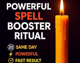 Powerful Spell Booster Ritual - Amplify Spells - Fast Results Magic Amplifier, Magic Booster