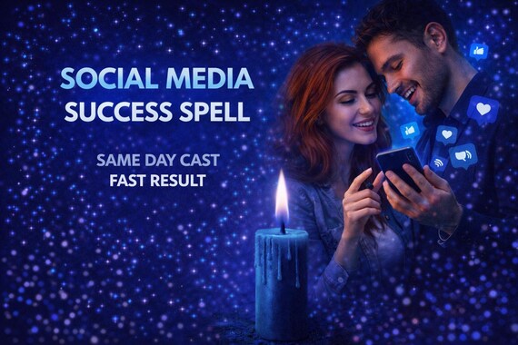 Social Media Success Spell - Attract TikTok Followers, Boost Fame, Go Viral & Build Influence Ritual Same Day Cast - Fast Result