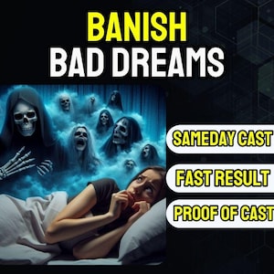 Banish Bad Dreams Spell | Peaceful Sleep | Clear Nightmares | Restful Nights | Dream Protection