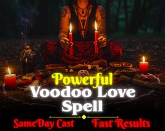 POWERFUL VOODOO LOVE Spell | Deep Passion | Love Binding | Romantic Obsession | Soulmate Devotion | Irresistible Attraction