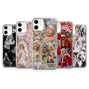 Sabrina Carpenter Phone Case Singer Pop Cover for iPhone 16E 15 14 13 12 Samsung S25 S24Fe S23Ultra A56 A15 Pixel 9A 9Pro XL 8A 8Pro 7A 6A