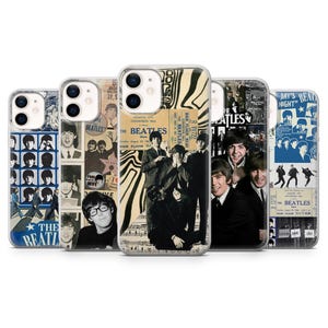 The Beatles Phone Case John Lennon Rock Cover for iPhone 16E 15 14 13 12 Samsung S25 S24Fe S23Ultra A56 A15 Pixel 9A 9Pro XL 8A 8Pro 7A 6A
