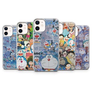 Doraemon Phone Case Nobita Anime Cover for iPhone 16E 15 14 13 12 Samsung S25 S24Fe S23Ultra A56 A15 Pixel 9A 9Pro XL 8A 8Pro 7A 6A