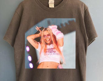 Karol G Concert Graphic T-Shirt, Latin Pop Singer Black Tee