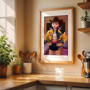 Rumi Poster | KPOP Demon Hunters Poster Print | KPOP Print | Digital Download