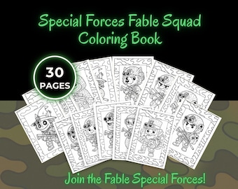 Special Forces Fables: Legendary Ops Coloring Pages