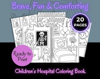 Children's Hospital Coloring Book: 20 Fun Pages (Printable PDF Activity A4 Size)