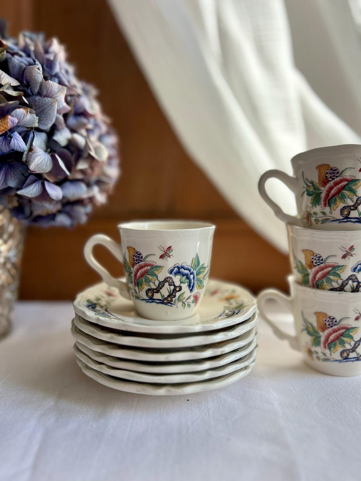 Sarreguemines teacup - Etsy 日本