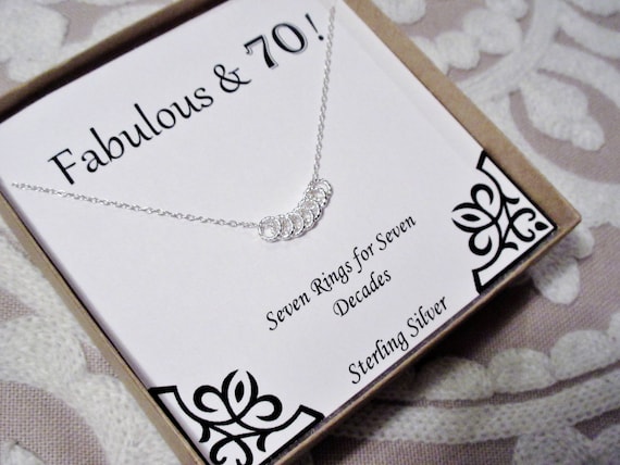 70th Birthday Present Ideas >> 70th Birthday Present Necklace With Gift Box For Her Present Ideas For Grandma Turning Fabulous And 60 70 80 Women Sterling Silver 7 Decades 70th Birthday Present Ideas >> 70th Birthday Present Necklace With Gift Box For Her Present Ideas For Grandma Turning Fabulous And 60 70 80 Women Sterling Silver 7 Decades