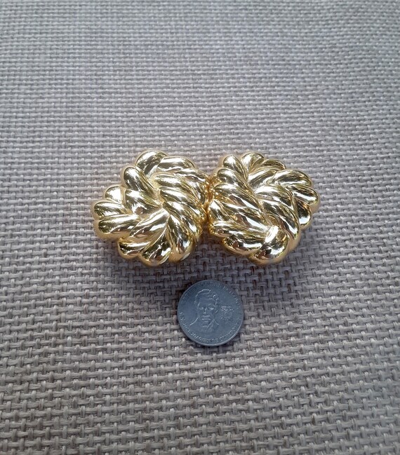 Vintage Paquette Gold Tone Metal Large Size Belt Buckle Paquette Belt Buckle Two Tone Silver Gold Tone Large Vintage  main image 3
