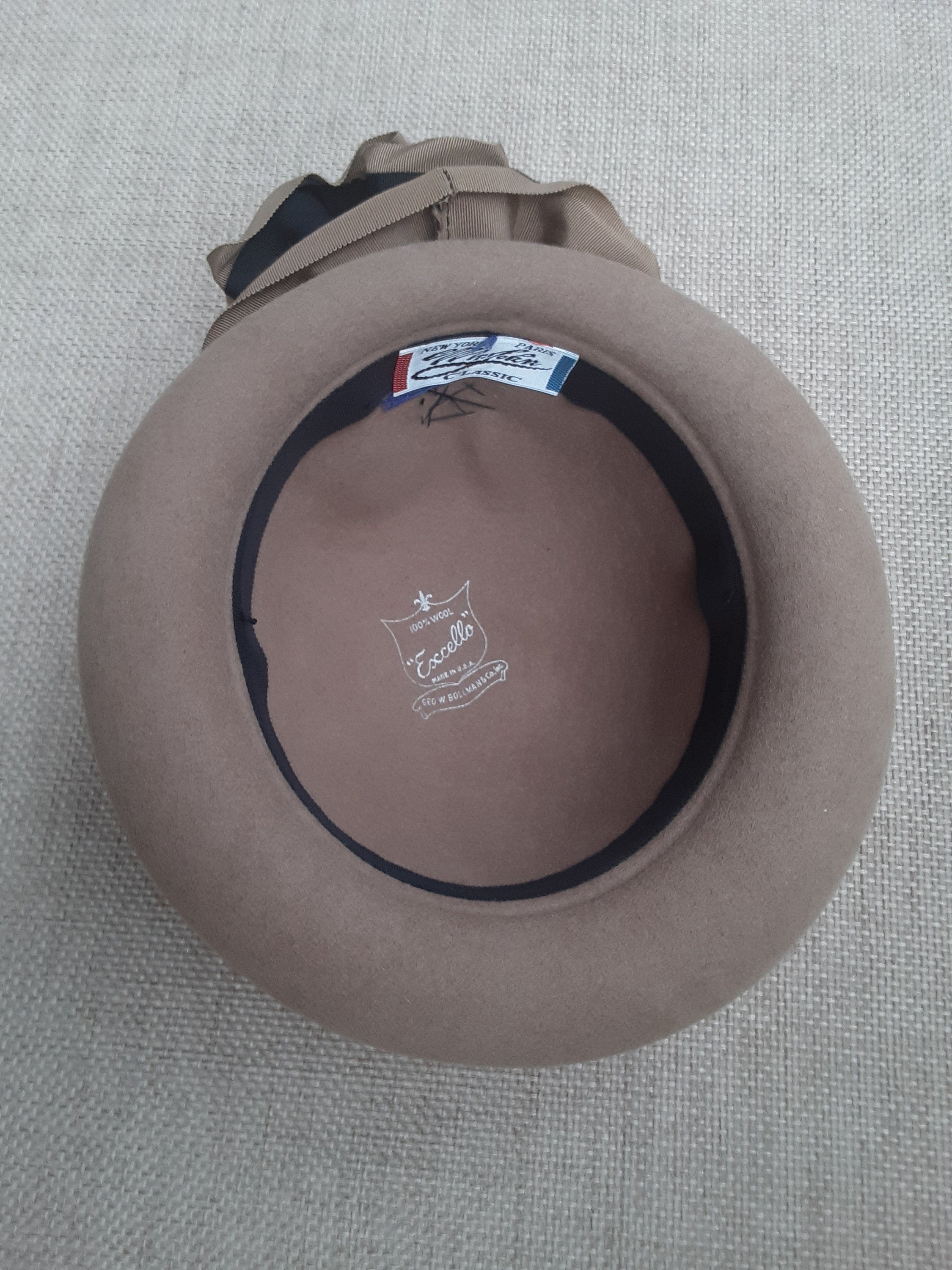 Vintage Bollman Hat Co. Women\'s Vintage 100% Wool Brown Hat Bollman Hat In Women main image 4