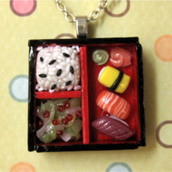 Sushi Bento Box Necklace by Coryographies