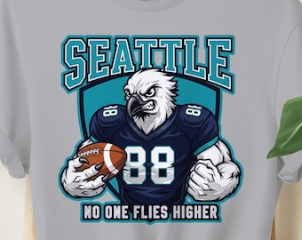 Seattle Seahawks Sweatshirt: Football Eagle - Gameday Sports Apparel