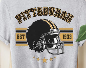 Retro Pittsburgh Est 1933 Football Shirt