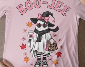 Boo-jee Ghost Shirt Funny Spooky Season Tee