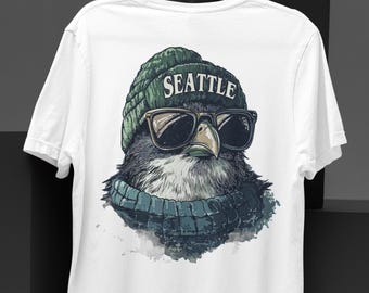 Seattle Hawk T-Shirt: Hand-Drawn Football Fan Art