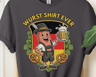 Wurst Shirt Ever | Funny German Oktoberfest Sausage Tee