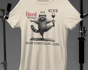 Sarcastic Worker Office Humor Trash Panda Shirt Funny Raccoon