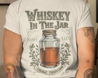 Whiskey in the Jar Comfort Colors Tee: Vintage Folk Song T-Shirt